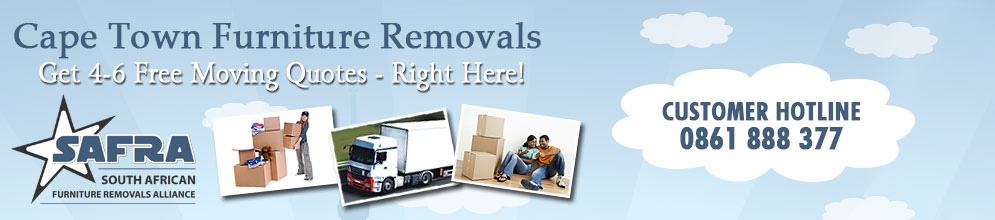 Furniture Removals Cape Town | Get 4-6 Quotes Right Here!